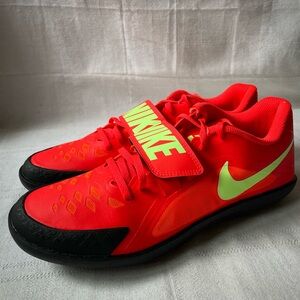 Nike Zoom Rival SD 4 Track Throwing Shoes Bright Crimson Men's Size 9 FZ9665-600